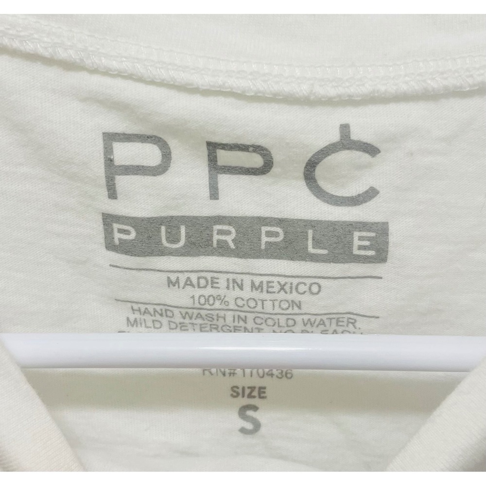 PPC Purple Taylor For President Crop Top Graphic Tee T-Shirt Size S - Picture 3 of 4